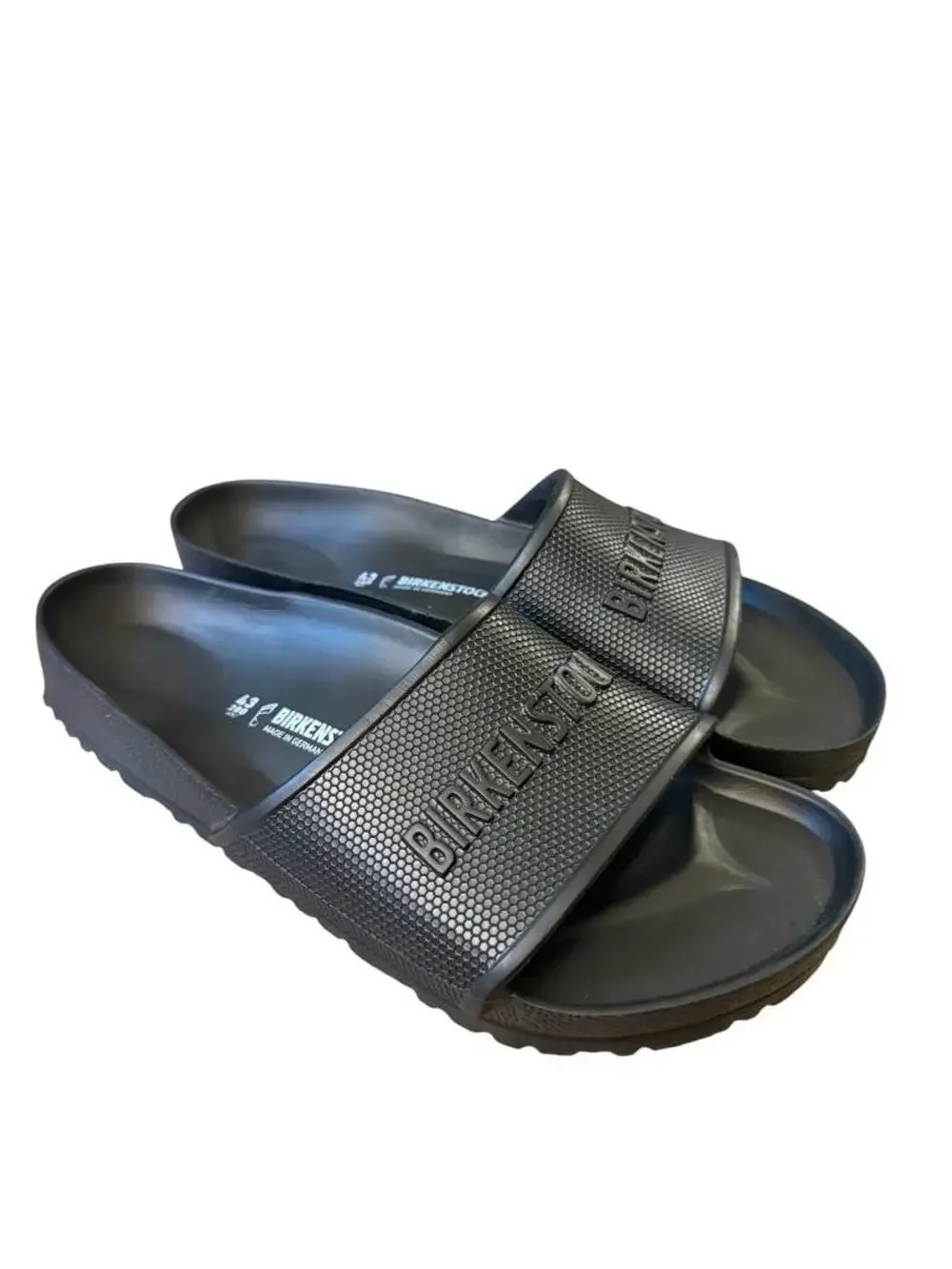 Birkenstock Barbados Eva Rubber Slide Sandal Black Men size 43 US 10